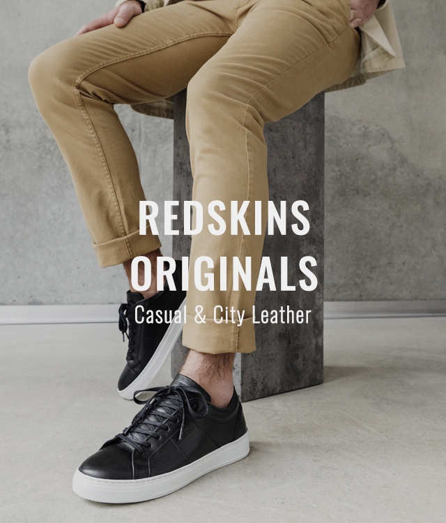 Men's Leather City Shoes REDSKINS